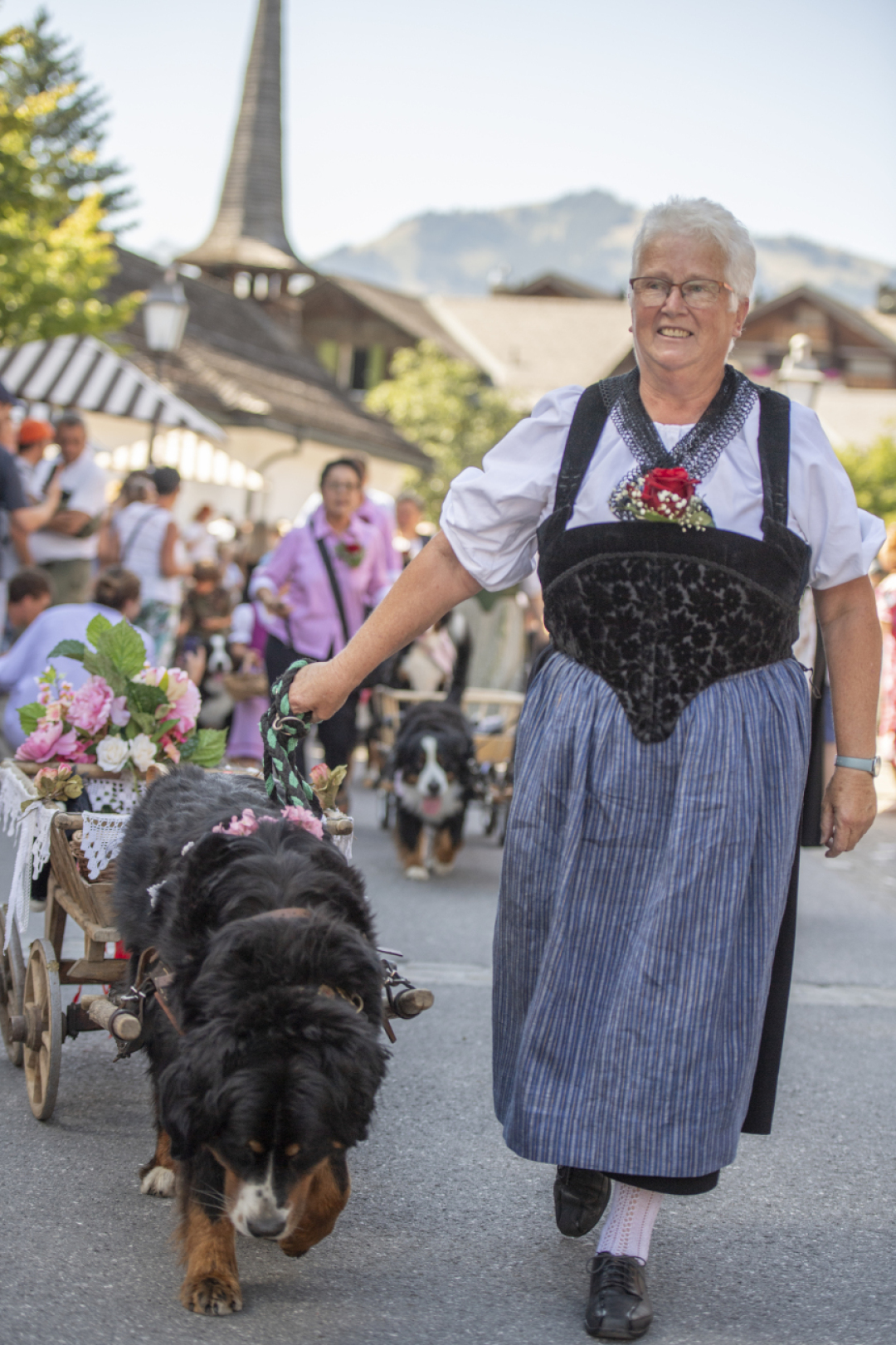 Friday was parade day in Gstaad | Photo Kathrin Gralla