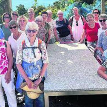 Reise mit schöner Aussicht - Die Wohler Landfrauen besuchten das Kloster Rapperswil und erlebten einen wunderschönen Tag. Bild: zg
