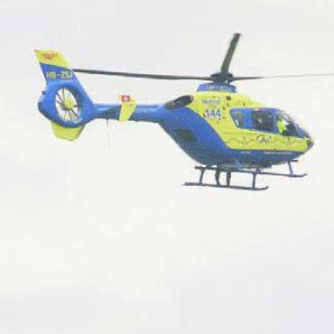 Wenn Minuten ewig wirken - Eine Premiere: Erstmals wurde eine Ertrinkende mit dem Heli gerettet.