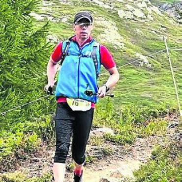 Schnell durch den Sommer - Thomas Raiser am Gondo-Marathon. Bild: b