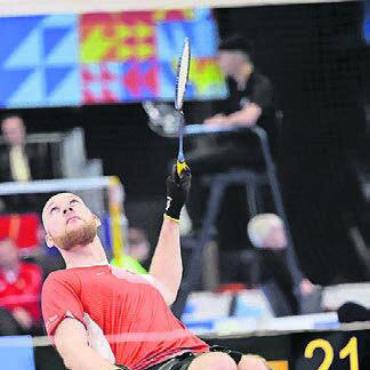Den Veränderungen getrotzt - Bis vor anderthalb Jahren hatte Porrenga noch nicht Badminton gespielt – heute ist er EM-Bronze-Gewinner.