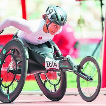 Dreimal Final anvisiert - Patricia Eachus-Keller an den Paralympics 2021 in Tokio. Nächstes Jahr will sie in Paris wieder mit dabei sein. Jetzt steht in Frankreich aber erst die Weltmeisterschaft an. Bild: Frehsfocus