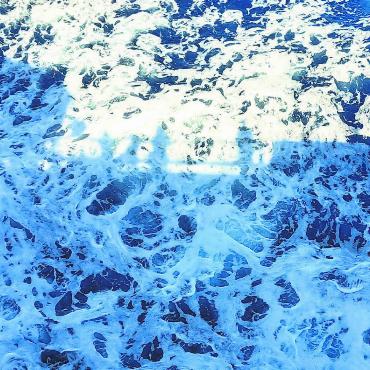 Schatten im Heckwasser