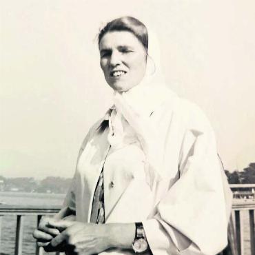 Zum 100. gibts Herdöpfelstock - Johanna Knecht bei einem Ausflug in Luzern auf einem Dampfschiff im Jahr 1965. Ausflüge und Reisen waren ihr zeitlebens ein grosses Hobby.