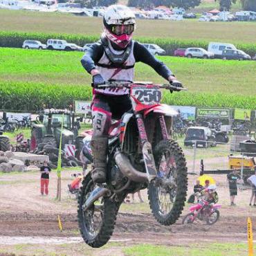 Potenzial bewiesen - Es gab viele attraktive Sprünge am Motocross in Waldhäusern zu betrachten.