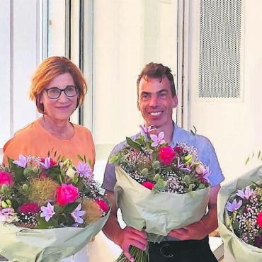 Den grossen Einsatz gewürdigt - Viel Know-how geht verloren: Peter Fahnenbruck, Barbara Seile, Silvano Wacker und Erika Hofer (von links) wurden in die Pension verabschiedet. Bilder: zg