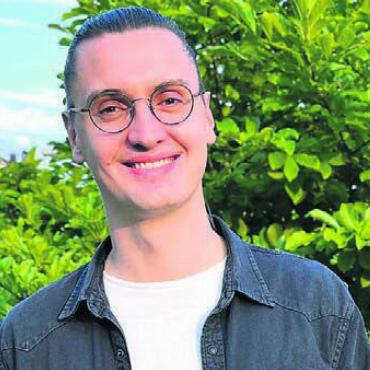 Wesentliche Entlastung - Roman Bögli wird sich jetzt Vollzeit auf sein Studium konzentrieren können. Bild: zg