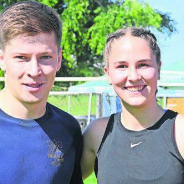 Sommerlicher Herbstlauf - Sieg der Einheimischen: Christian Mathis (aus Auw, vom STV Beinwil) und Nora Käppeli (Merenschwand) siegten bei der Kurzstrecke.