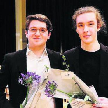 Damit vieles möglich wird - Die beiden Sieger von «The Muri Competition» 2023. Am Fagott gewann Enrico Bassi (links). Leonid Surkov wurde Sieger Oboe. Bild: zg