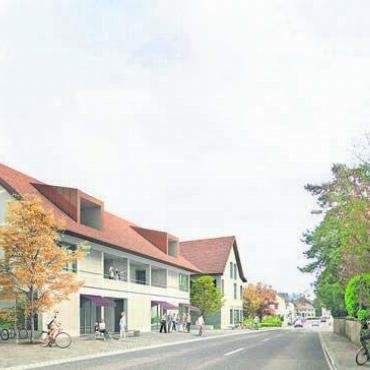 Der nächste Anlauf - Damit die geplante Zentrumsüberbauung realisiert werden kann, braucht es eine Änderung des Gestaltungsplans. Visualisierung: Archiv