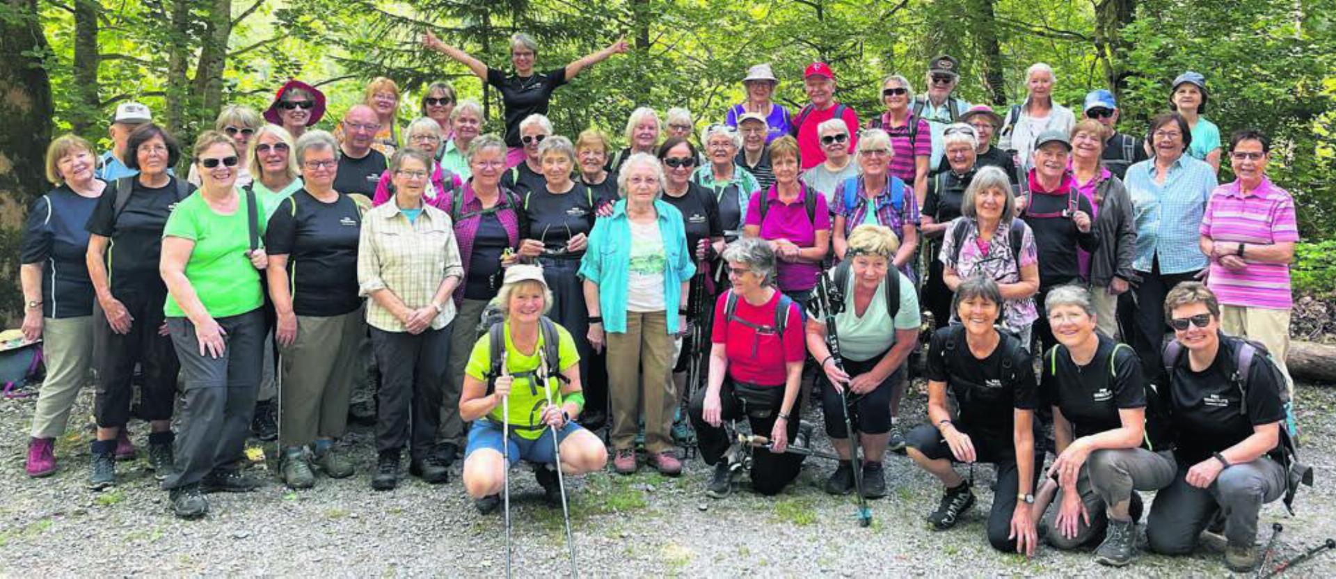 Die Teilnehmenden des Ausflugs genossen einen schönen Tag. Bild: zg