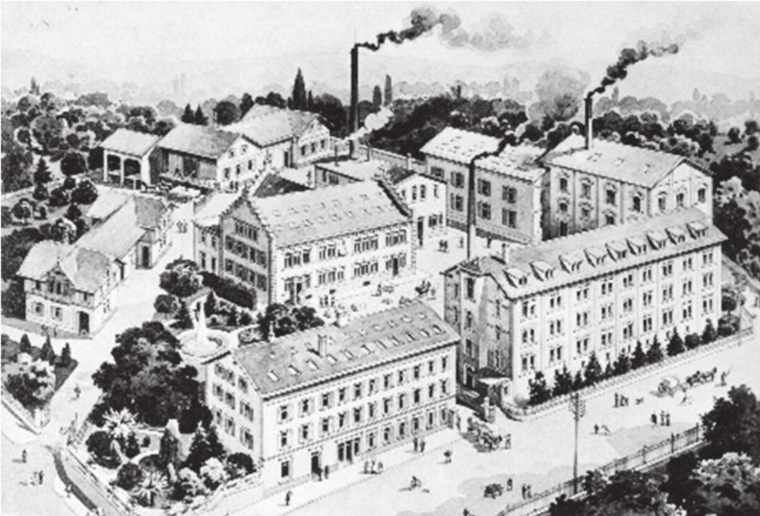 Auf Streifzug an der Streba vorbei: Vormals Paul Walser & Co., ursprünglich Geissmann & Landerer. Die Gebäude in Wohlen wurden gebaut um 1904, das Bild stammt aus der digitalen Fotosammlung des Schweizer Strohmuseums.