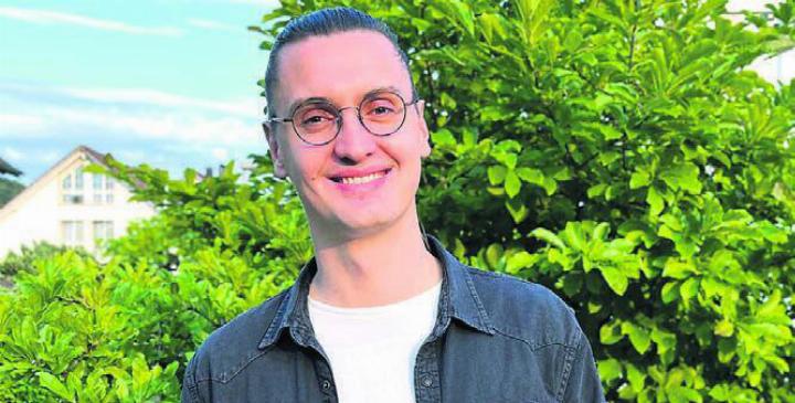 Roman Bögli wird sich jetzt Vollzeit auf sein Studium konzentrieren können. Bild: zg