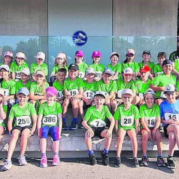 Drei Podestplätze erreicht - Die Jugendriege des Turn- und Sportvereins Zufikon genoss einen grandiosen Tag. Bild: zg