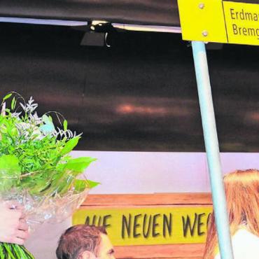 «Sie hat uns ein wenig verzaubert» - Bereits im vergangenen November hat die Stadtmusik bei einem Projekt mit Emilie Chabrol zusammengearbeitet. Damals hiess es noch: «Wohin geht der Weg?» Nun ist klar, er führt die junge Dirigentin definitiv zur Stadtmusik Bremgarten. Bild: Archiv
