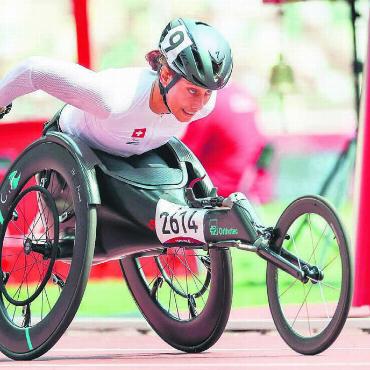 Dreimal Final anvisiert - Patricia Eachus-Keller an den Paralympics 2021 in Tokio. Nächstes Jahr will sie in Paris wieder mit dabei sein. Jetzt steht in Frankreich aber erst die Weltmeisterschaft an. Bild: Frehsfocus
