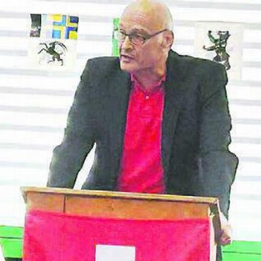 Reichhaltige Bundesfeier - Roger Cébe als Festredner an der Bundesfeier Eggenwil. Bild: zg