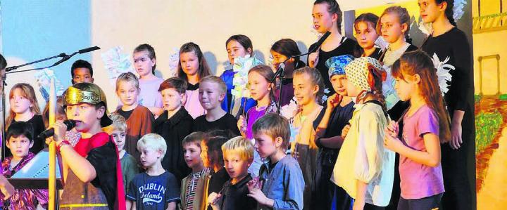 Für das Musical wird eine Woche lang geübt. Bild: zg