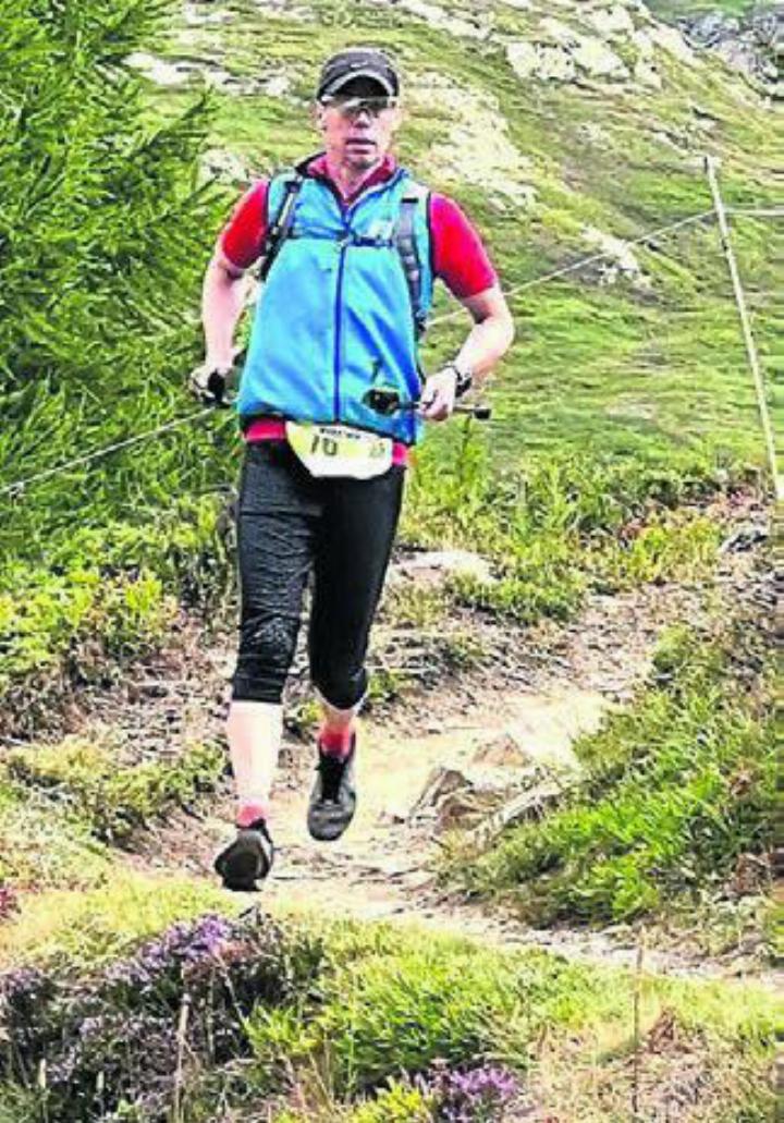Thomas Raiser am Gondo-Marathon. Bild: b