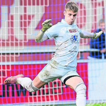 Neue Nummer 1? - Von Wohlen nach Muri? Goalie Maksym Parshykov. Bild: Alexander Wagner