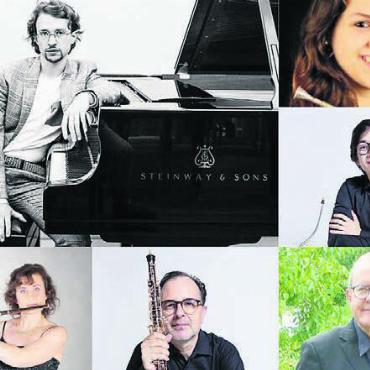 Spezielles Konzert - Die Bläsersolisten Aargau konnten den jungen britischen Pianisten Julian Trevelyan für gemeinsame Konzerte gewinnen. Bild: zg
