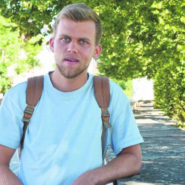 Die Welt um sich herum verstehen - Björn Zimmermann ist in Muri aufgewachsen, von hier aus pendelte er nach Luzern. Wo ihn sein Weg hinführen wird, lässt er offen – reisetechnisch geht es nach Südamerika. Bilder: Annemarie Keusch