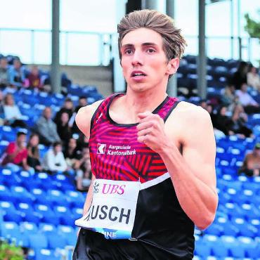 Quereinsteiger auf Überholspur - Sven Keusch an der Diamond League in Lausanne. Dem Waltenschwiler gelang dort eine persönliche Bestzeit. Was ist an den Schweizer Meisterschaften für ihn machbar? Bild: Freshfocus