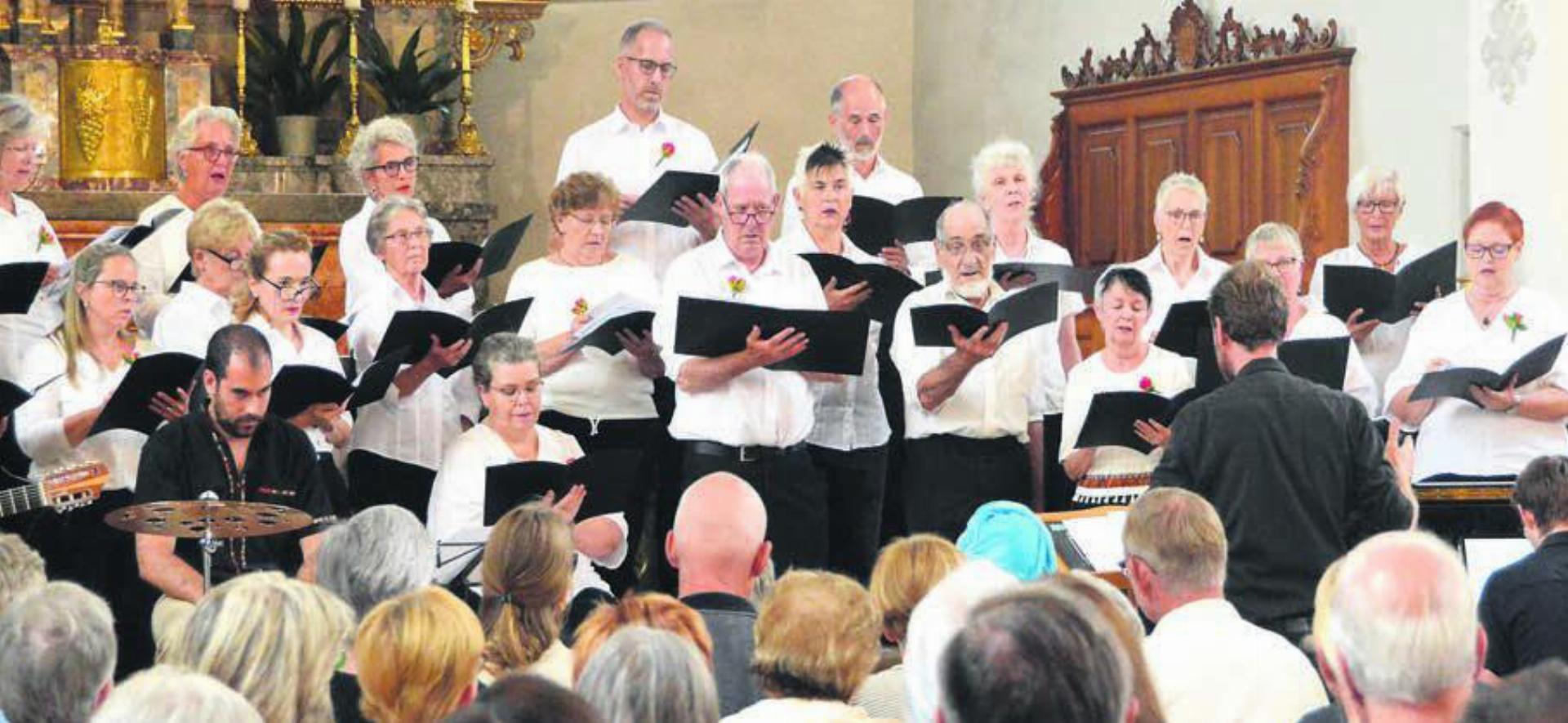 Herausfordernd zu singen war die Messe «Misa Criolla». Dem Kirchenchor Lunkhofen ist das souverän gelungen. Bilder: Celeste Blanc