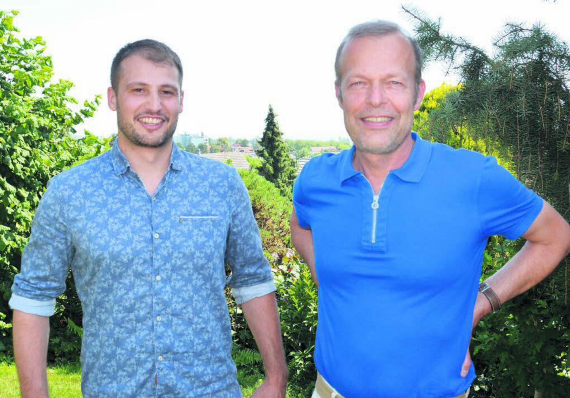 Sie glauben beide fest an die Idee von «Jack Ripe»: Geschäftsführer Daniel Hochuli (links) und Mitgründer Andreas Thut. Bild: Roger Wetli