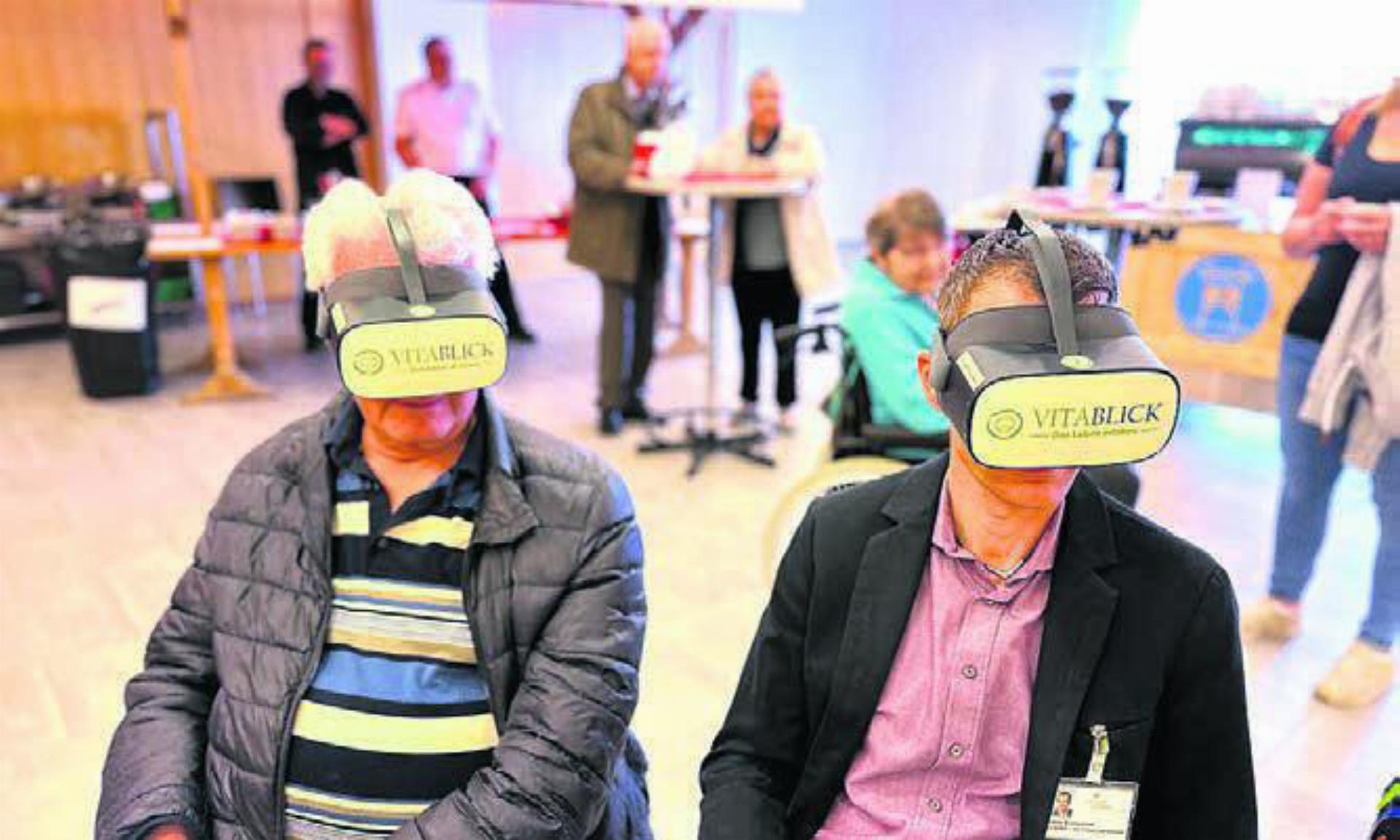 Der Reusspark setzt auch auf modernste Mittel, beispielsweise auf VR-Brillen. Wer sich auf eine virtuelle Reise begeben will, der kann dies am Tag der offenen Tür ausprobieren. Bild: zg