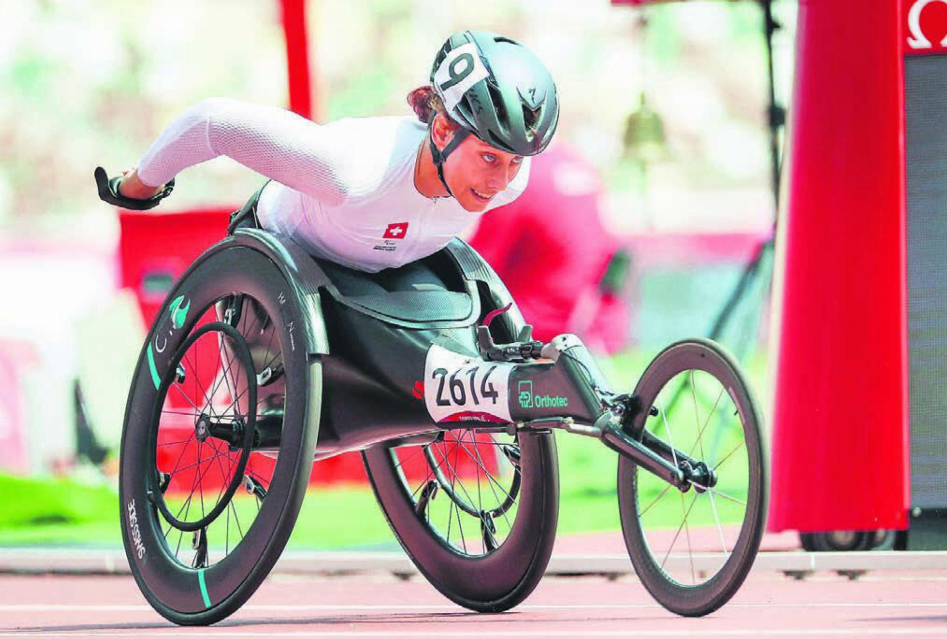 Patricia Eachus-Keller an den Paralympics 2021 in Tokio. Nächstes Jahr will sie in Paris wieder mit dabei sein. Jetzt steht in Frankreich aber erst die Weltmeisterschaft an. Bild: Frehsfocus