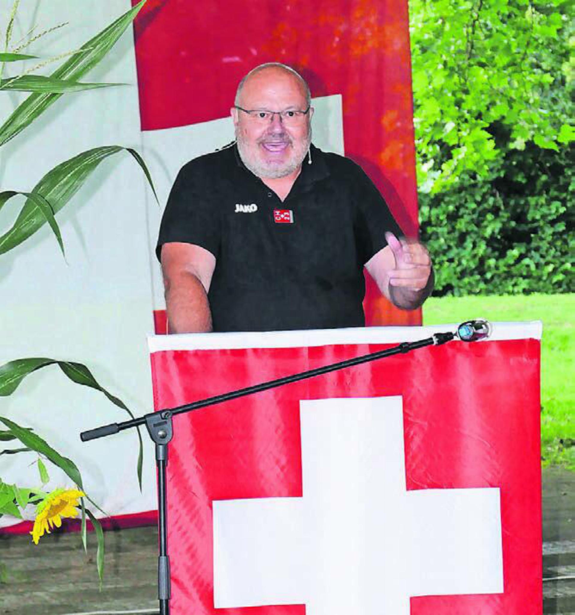 Er lebt in Dottikon, wirkt aber als Präsident des Aargauischen Turnverbandes für den ganzen Kanton: Jörg Sennrich. Bild: tre