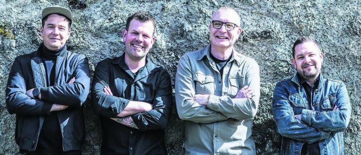 Beat Köpfli, Thomas Huwiler, Stephan Köpfli und Stefan Zürcher wollen mit ihrer Band «ClioZero» durchstarten. Bild: zg