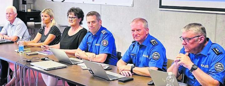 Sie stellten sich den Freiämter Grossratsmitgliedern (v. l.): Kurt Süess (politischer Vertreter Repol Bremgarten), Denise Strasser (politische Vertreterin Repol Wohlen), Milly Stöckli (politische Vertreterin Repol Muri), Renato Orsi (Repolchef Muri), Manfred Tschannen (Repolchef Bremgarten), Marco Veil (Repolchef Wohlen). Bild: pd