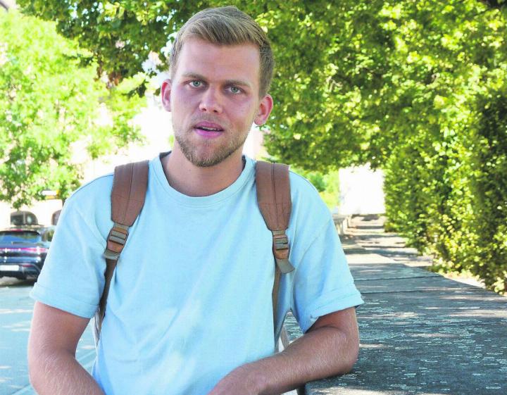 Björn Zimmermann ist in Muri aufgewachsen, von hier aus pendelte er nach Luzern. Wo ihn sein Weg hinführen wird, lässt er offen – reisetechnisch geht es nach Südamerika. Bilder: Annemarie Keusch