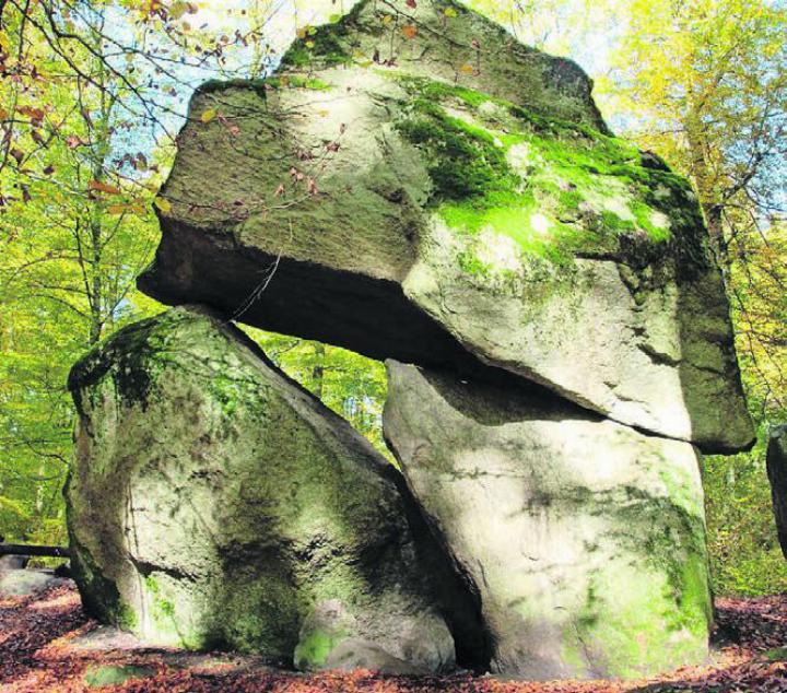 Der Halt beim Erdmannlistein gehört auch bei dieser Exkursion dazu. Bild: zg