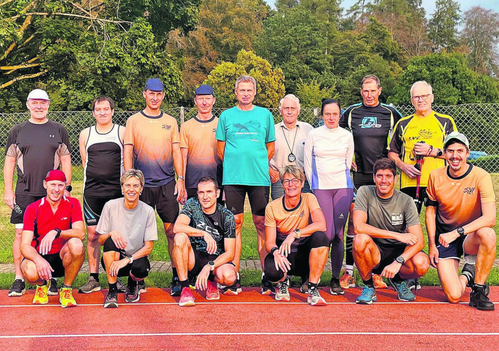 Die Läufervereinigung Freiamt Muri beim siebten Vereinslauf. Foto: zVg